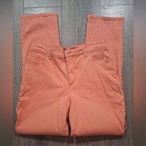 Gloria Vanderbilt Amanda Women's Straight Leg Jeans in Vibrant Orange